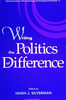 Paperback Writing the Politics of Difference Book