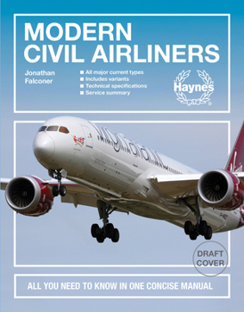 Hardcover Modern Civil Airliners: All You Need to Know in One Concise Manual * All Major Current Types * Includes Variants * Technical Specifications * Book