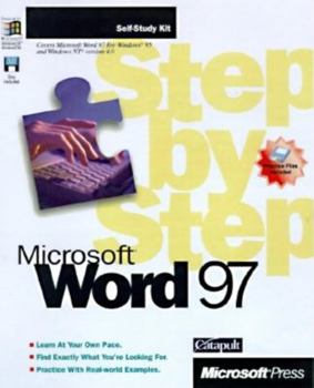 Paperback Microsoft Word 97 Step by Step Complete Course [With *] Book