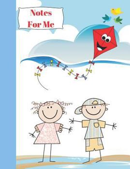 Notes for Me : Fun Friends Wide Ruled Composition Writing Notebook