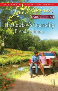 Mass Market Paperback The Cowboy's Courtship [Large Print] Book