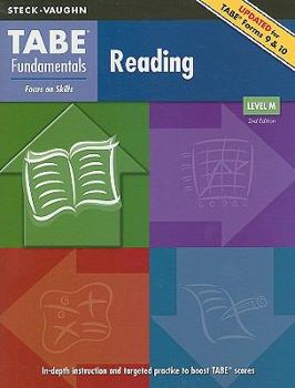 Paperback Reading, Level M (Steck-Vaughn TABE Fundamentals) Book