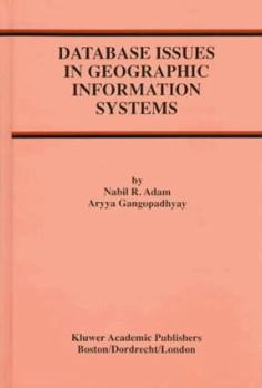 Hardcover Database Issues in Geographic Information Systems Book