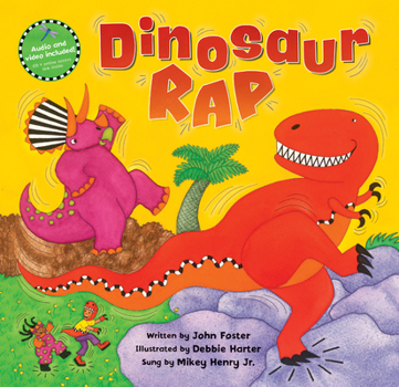 Paperback Dinosaur Rap Book