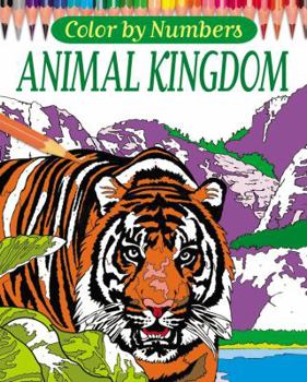 Paperback Color by Numbers: Animal Kingdom Book