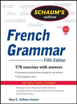 Paperback Schaum's Outline of French Grammar, 5ed Book