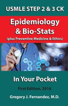 Paperback USMLE STEP 2 CK Epidemiology In Your Pocket: Epidemiology Book