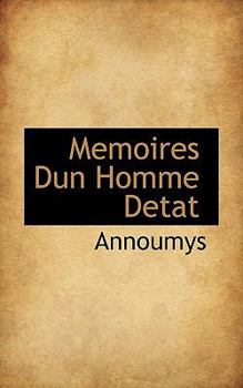 Paperback Memoires Dun Homme Detat Book