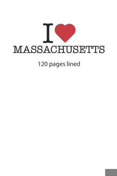 Paperback I love Massachusetts: I love Massachusetts composition notebook Book