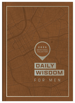 Hardcover Daily Wisdom for Men 2026 Devotional Collection Book
