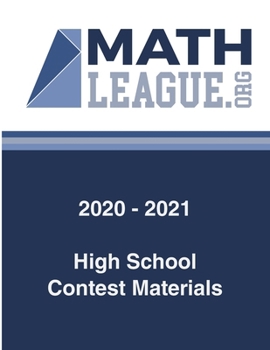 Paperback 2020-2021 High School Contest Materials Book