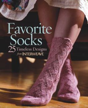 Spiral-bound Favorite Socks: 25 Timeless Designs from Interweave Book