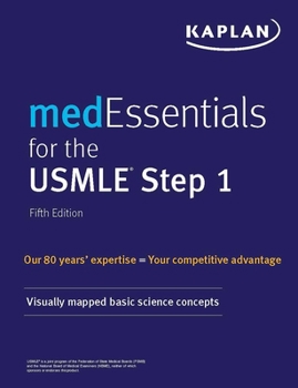 Paperback Medessentials for the USMLE Step 1: Visually Mapped Basic Science Concepts Book