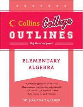 Paperback Elementary Algebra Book