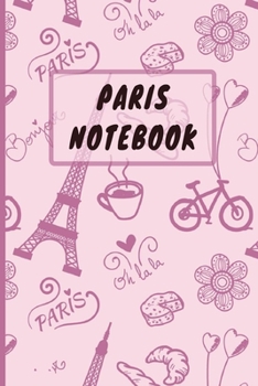 Paperback Paris Notebook: 6x9 I 120 checked pages I Skatchbook I Notebook I Diary I Notepad for France and Paris fans Book