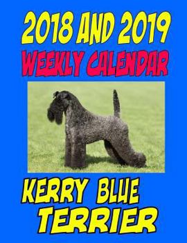 2018 and 2019 Weekly Calendar Kerry Blue Terrier: Two year dog calendar, birthday, personal info and more