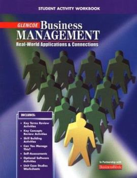 Paperback Business Management: Real-World Applications and Connections, Student Workbook Book