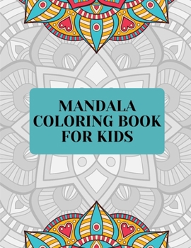 Paperback Mandala Coloring Book for Kids [Large Print] Book