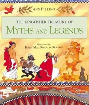 Paperback The Kingfisher Treasury of Myths and Legends Book