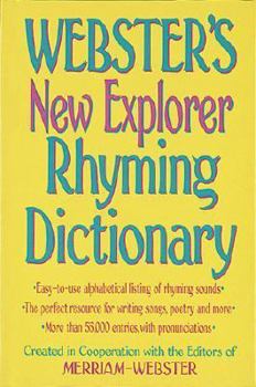 Hardcover Webster's New Explorer Rhyming Dictionary Book