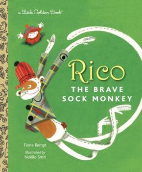 Hardcover Rico the Brave Sock Monkey Book