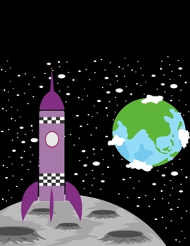 Paperback College Ruled Notebook: Out of Space Notebook for Kids-College Ruled 8.5 x 11 100pages notebook for students Book