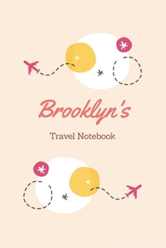 Paperback Brooklyn Travel Journal: Lined Notebook / Journal Gift, 120 Pages, 6x9, Soft Cover, Matte Finish Book