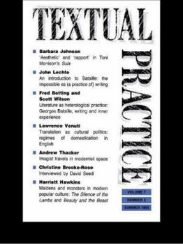 Textual Practice: Volume 7, Number 2, Summer 1993