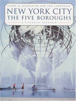 Hardcover New York City: The Five Boroughs: A Pictorial Souvenir Book