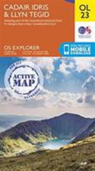 Map OS Explorer Map OL23 Cadair Idris & Llyn Tegid (Active) (OS Explorer Active) Book