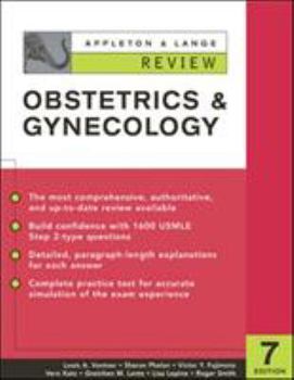 Paperback Appleton & Lange Review Obstetrics & Gynecology Book