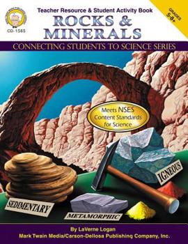 Paperback Rocks & Minerals, Grades 5 - 8 Book