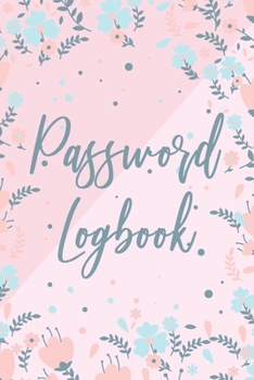 Password Logbook: Vault Keeper, Username & Website, Pink Design