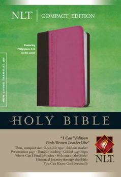 Imitation Leather Compact Bible-NLT-"I Can" Book