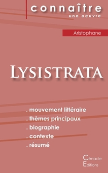 Paperback Fiche de lecture Lysistrata (Analyse littéraire de référence et résumé complet) [French] Book