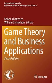 Hardcover Game Theory and Business Applications Book