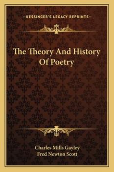 Paperback The Theory And History Of Poetry Book