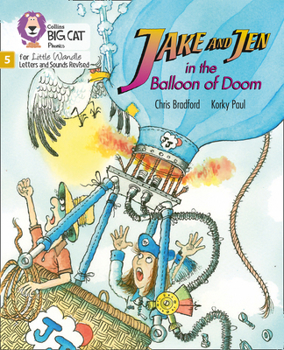 Paperback Big Cat Phonics for Little Wandle Letters and Sounds Revised - Jake and Jen and the Balloon of Doom: Phase 5 Book