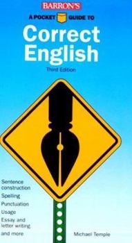 Paperback Pocket Guide to Correct English Book