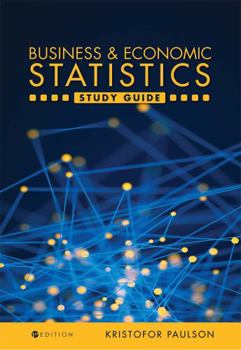 Paperback Business and Economic Statistics Study Guide Book