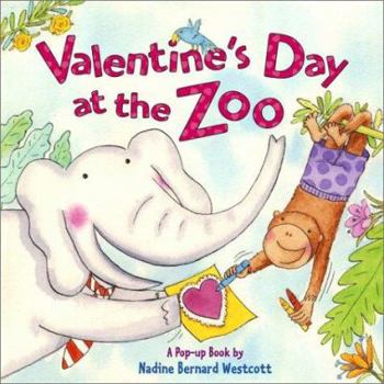 Hardcover Valentine's Day at the Zoo Book
