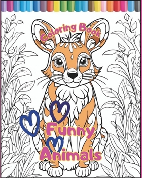 Paperback Coloring Book - Funny Animals Book