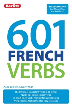 Paperback Berlitz 601 French Verbs Book