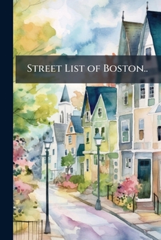 Paperback Street List of Boston.. Book