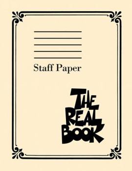Paperback The Real Book Staff Paper Book