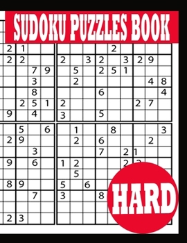 Paperback Sudoku Puzzle Book: Hard Sudoku Puzzle Book including Instructions and answer keys - Sudoku Puzzle Book for Adults Book