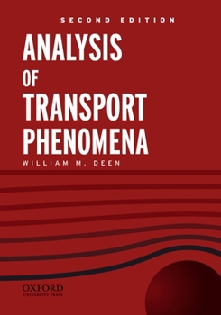 Hardcover Analysis of Transport Phenomena Book