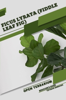 Paperback Ficus lyrata (Fiddle Leaf Fig): Open terrarium, Beginner's Guide Book