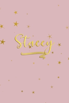 Stacey: Personalized Journal to Write In | Rose Gold Line Journal