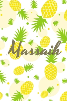 Massaih: Personalized Pineapple fruit themed Dotted Grid Notebook Bullet Grid Journal teacher gift teacher Appreciation Day Gift for kids students classmate girls boys